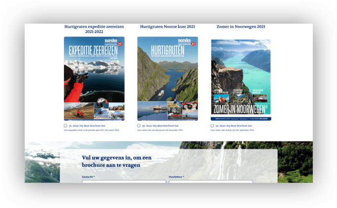 WordPress website Norske - scherm 3